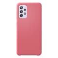 Miniatyrbild 1 av 2: Vanligt Soft Touch Pink silikonfodral som är kompatibelt med Samsung Galaxy A52