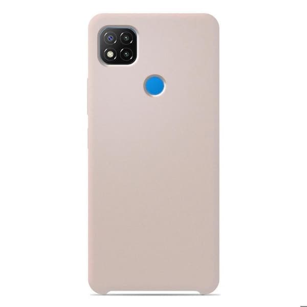Vanligt Soft Touch rosa sand silikonfodral som är kompatibelt med Xiaomi Redmi Note 10 Pro