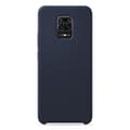 Miniatyrbild 1 av 2: Vanligt Soft Touch Silikonfodral Night Blue kompatibelt med Xiaomi Redmi Note 9 Pro