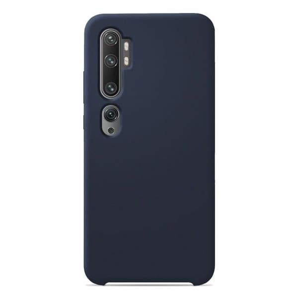 Vanligt Soft Touch Silikonfodral Night Blue kompatibelt med Xiaomi Mi Note 10