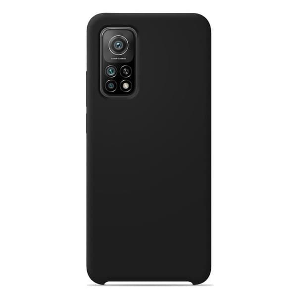 Vanligt Soft Touch Black silikonfodral kompatibelt med Xiaomi Mi 10T Mi 10T Pro