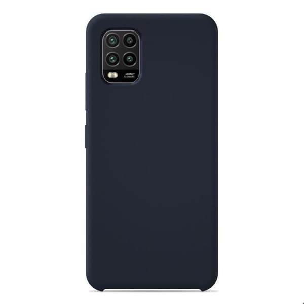 Vanligt Soft Touch Silikonfodral Night Blue kompatibelt med Xiaomi Mi 10 Lite