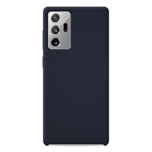 Vanligt Soft Touch Silikonfodral Night Blue kompatibelt med Samsung Galaxy Note 20 Ultra