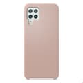 Miniatyrbild 1 av 2: Vanligt Soft Touch rosa sand silikonfodral som är kompatibelt med Samsung Galaxy A22 4G