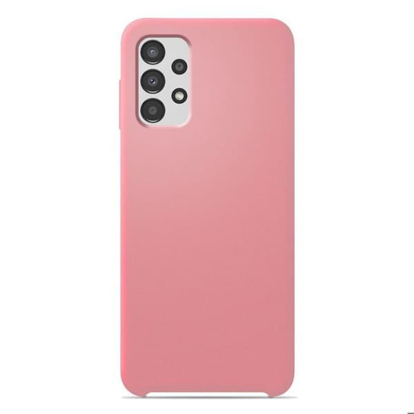 Vanligt Soft Touch Pink silikonfodral som är kompatibelt med Samsung Galaxy A13 4G