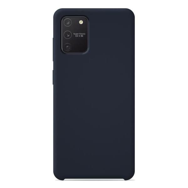 Vanligt Soft Touch Silikonfodral Night Blue kompatibelt med Samsung Galaxy S10 Lite
