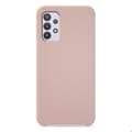 Miniatyrbild 1 av 2: Vanligt Soft Touch rosa sand silikonfodral som är kompatibelt med Samsung Galaxy A32 4G