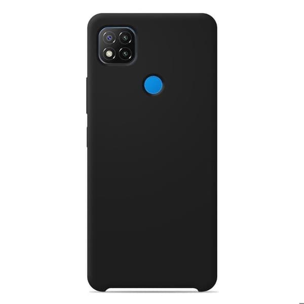 Vanligt Soft Touch Black silikonfodral som är kompatibelt med Xiaomi Redmi Note 10 Pro