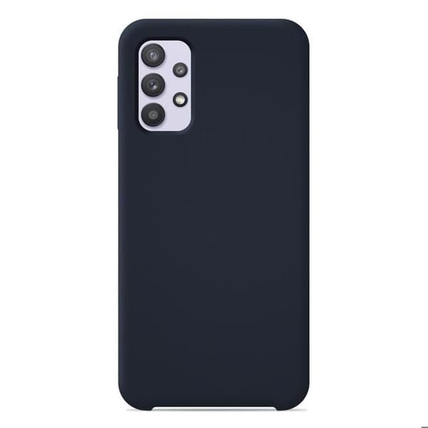 Vanligt Soft Touch Silikonfodral Night Blue kompatibelt med Samsung Galaxy A32 4G