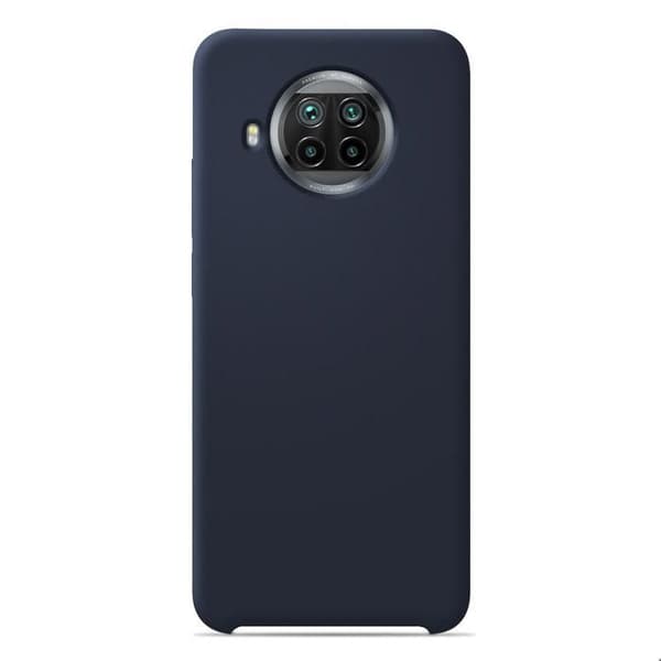 Vanligt Soft Touch Silikonfodral Night Blue kompatibelt med Xiaomi Mi 10T Lite
