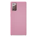 Miniatyrbild 1 av 2: Vanligt Soft Touch Pink silikonfodral som är kompatibelt med Samsung Galaxy Note 20