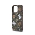 Miniatyrbild 4 av 4: Coque för iPhone 16 Pro Kompatibel med MagSafe Edition 4G Peony Ultra-Chic Guess Brun