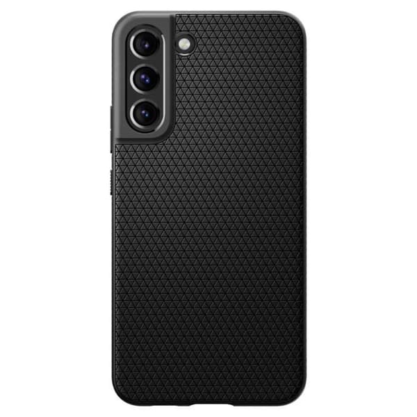 Fodral - Spigen - Liquid Air™ - Samsung Galaxy S22 Plus - Svart - Mjuk - Air Cushion™