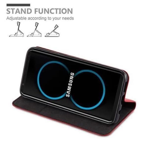 Coque - Cadorabo - Samsung Galaxy S8 - Röd Äpple - Magnetisk Stängning - Mjuk Fodral