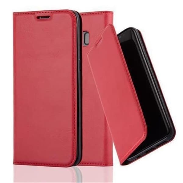 Coque - Cadorabo - Samsung Galaxy S8 - Röd Äpple - Magnetisk Stängning - Mjuk Fodral