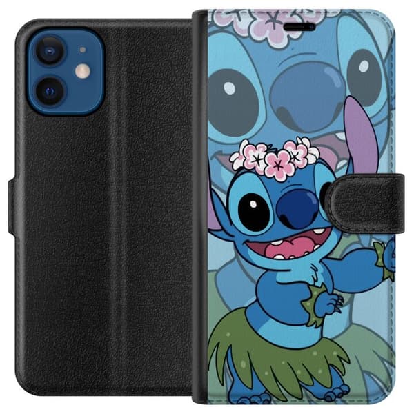 Apple iPhone 12 Plånboksfodral Stitch under Stjärnorna – Magisk Anime-stil