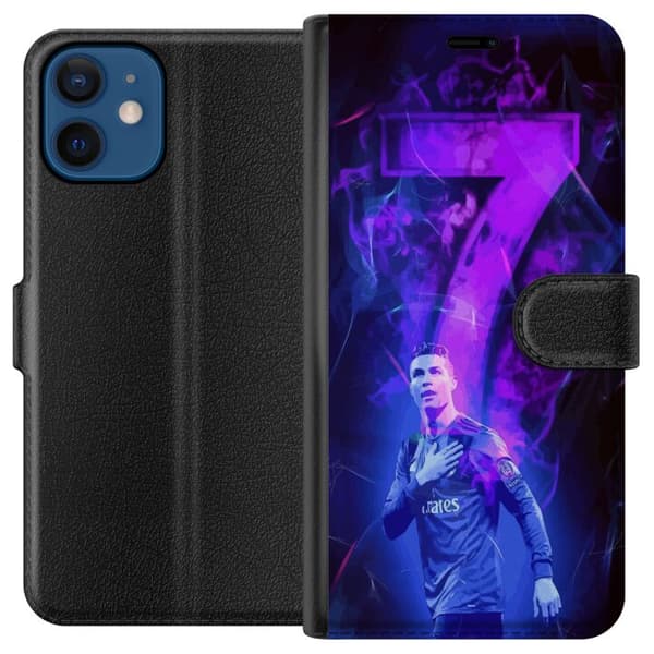 Apple iPhone 12  Plånboksfodral Ronaldo 7 – Fotbollslegend i Action för Fans