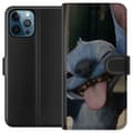 Miniatyrbillede 1 af 3: Apple iPhone 12 Pro Max Tegnebogsetui Stitch Sød Alien - Blå Favorit fra Ydre Rummet