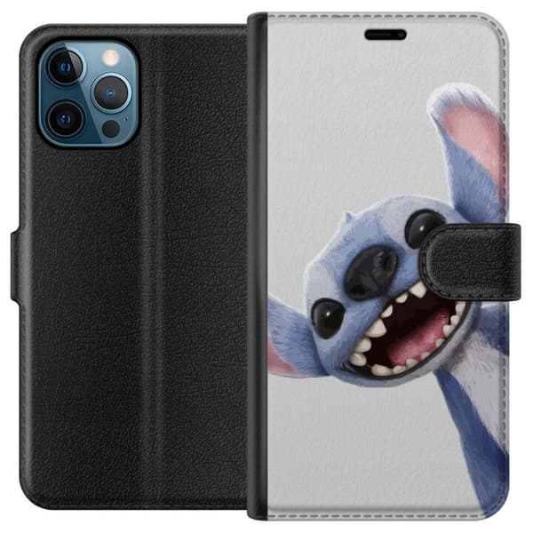 Apple iPhone 12 Pro Max Lommeboketui Stitch i Fart - Kawaii Design for Fans & Barn