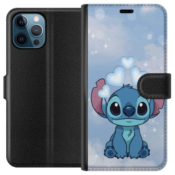 Apple iPhone 12 Pro Max Lommeboketui Stitch Hoppande Gled - Morsomt Design for Gave