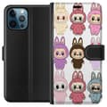 Miniatyrbilde 1 av 3: Apple iPhone 12 Pro Max Lommeboketui Labubu Pink Monster - Popkunst med Kawaii-touch