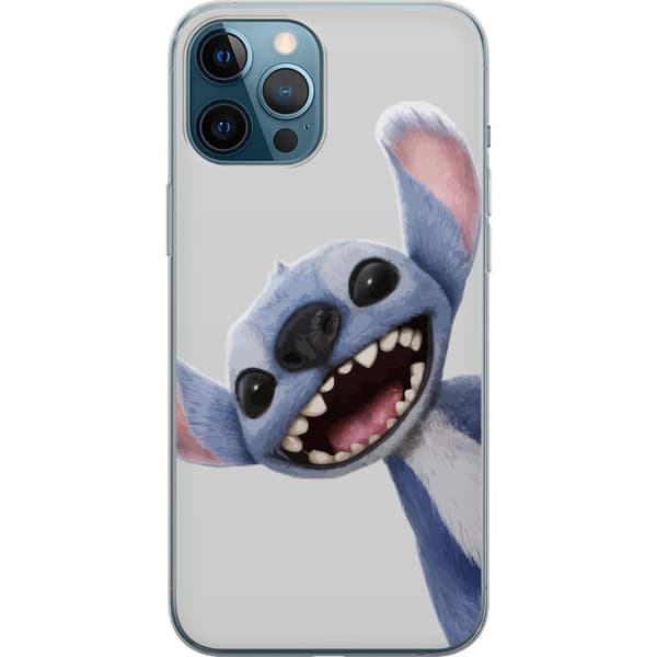 Apple iPhone 12 Pro Max Gennemsigtig cover Stitch i fart - Kawaii-design til fans & børn