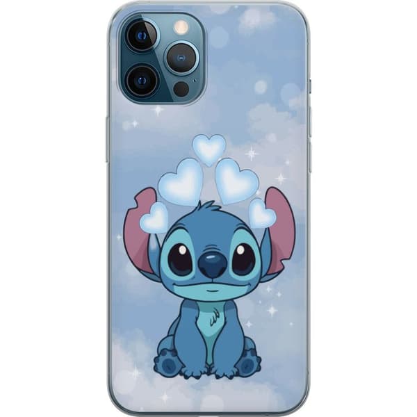 Apple iPhone 12 Pro Max Gjennomsiktig deksel Stitch Hoppande Gled - Morsomt Design for Gave