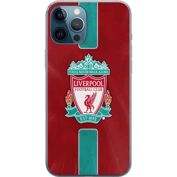 Apple iPhone 12 Pro Max Gjennomsiktig deksel Liverpool FC - Klassisk Fotballstolthet i Rødt