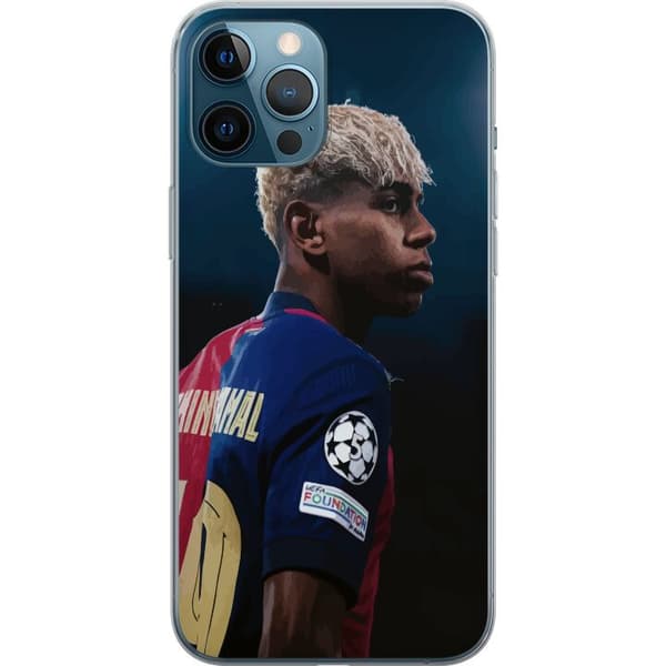 Apple iPhone 12 Pro Max Gennemsigtig cover Lamine Yamal - Barcelonas Wunderkind i fokus