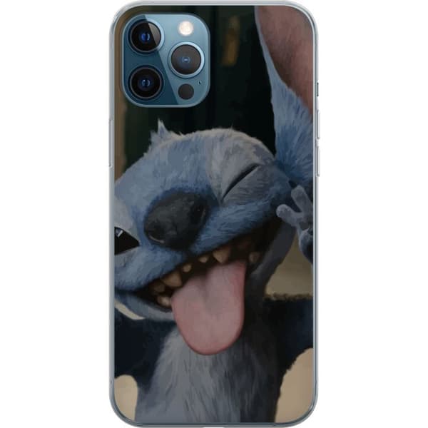 Apple iPhone 12 Pro Gennemsigtig cover Stitch Sød Alien - Blå Favorit fra Ydre Rummet