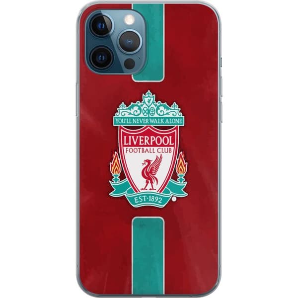 Apple iPhone 12 Pro Gennemsigtig cover Liverpool FC - Klassisk Fodboldstolthed i Rødt