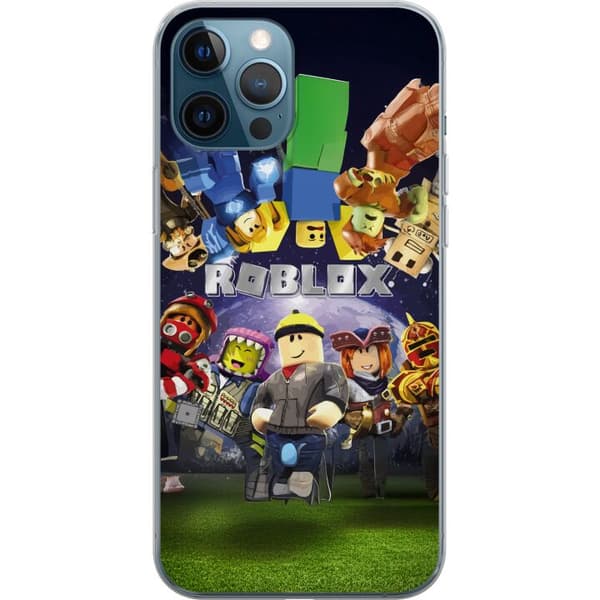 Apple iPhone 12 Pro Gennemsigtig cover Roblox Verden - Gaming Eventyr for Børn og Unge