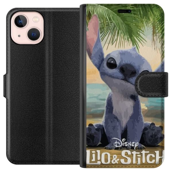 Apple iPhone 13 mini Tegnebogsetui Kærlig – Med Hjerter & Kawaii-følelse