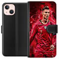 Miniatyrbillede 1 af 3: Apple iPhone 13 mini Tegnebogsetui Ronaldo Færdigheder - CR7 Design for Ægte Fans