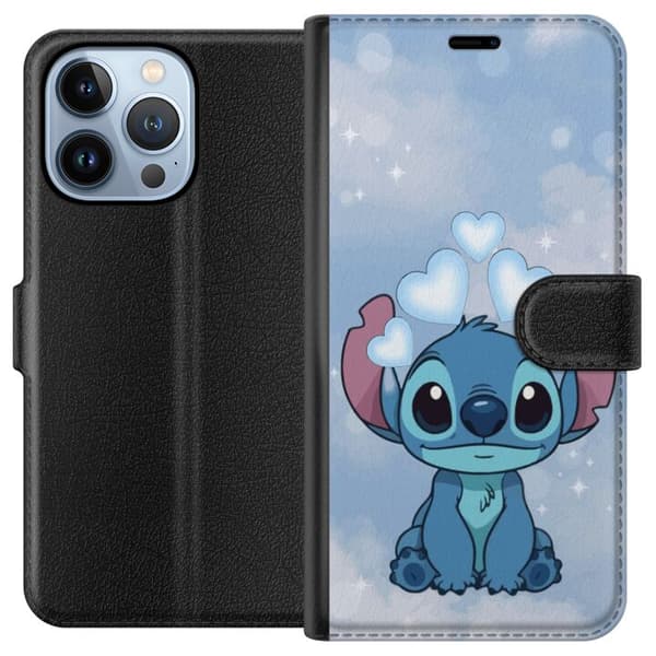 Apple iPhone 13 Pro Lommeboketui Stitch Hoppande Gled - Morsomt Design for Gave