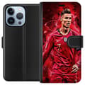 Miniatyrbilde 1 av 4: Apple iPhone 13 Pro Lommeboketui Ronaldo Ferdigheter - CR7 Design for Ekte Supportere