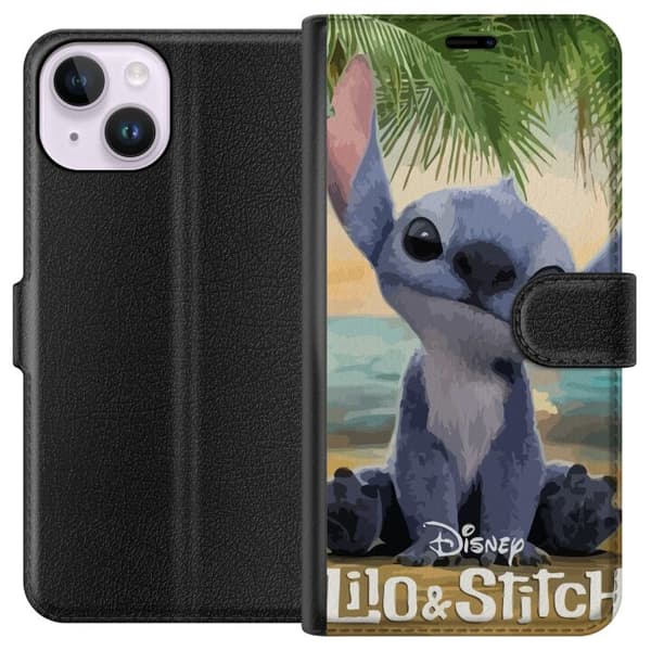 Apple iPhone 14 Tegnebogsetui Kærlig – Med Hjerter & Kawaii-følelse