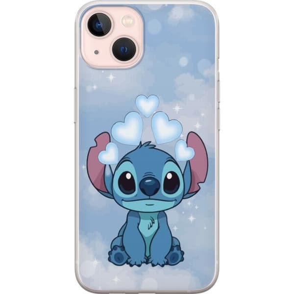 Apple iPhone 13 mini Gennemsigtig cover Stitch Hoppende Glæde - Sjovt Design til Gave