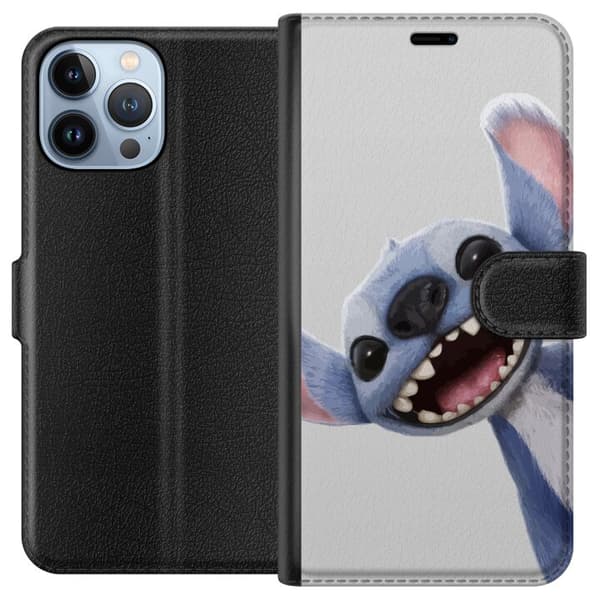 Apple iPhone 13 Pro Max Lommeboketui Stitch i Fart - Kawaii Design for Fans & Barn
