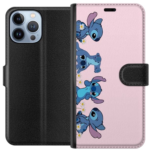 Apple iPhone 13 Pro Max Lommeboketui  Stitch Ler & Leker – Perfekt for Mobildeksler eller Postere