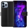 Miniatyrbillede 1 af 3: Apple iPhone 13 Pro Max Tegnebogsetui Ronaldo 7 - Fodboldlegende i Handling for Fans