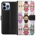 Miniatyrbillede 1 af 3: Apple iPhone 13 Pro Max Tegnebogsetui Labubu Pink Monster - Popkunst med Kawaii-touch