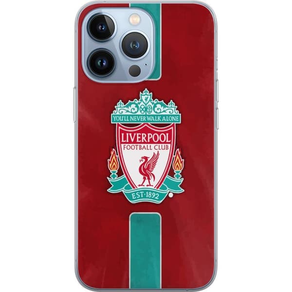 Apple iPhone 13 Pro Gjennomsiktig deksel Liverpool FC - Klassisk Fotballstolthet i Rødt