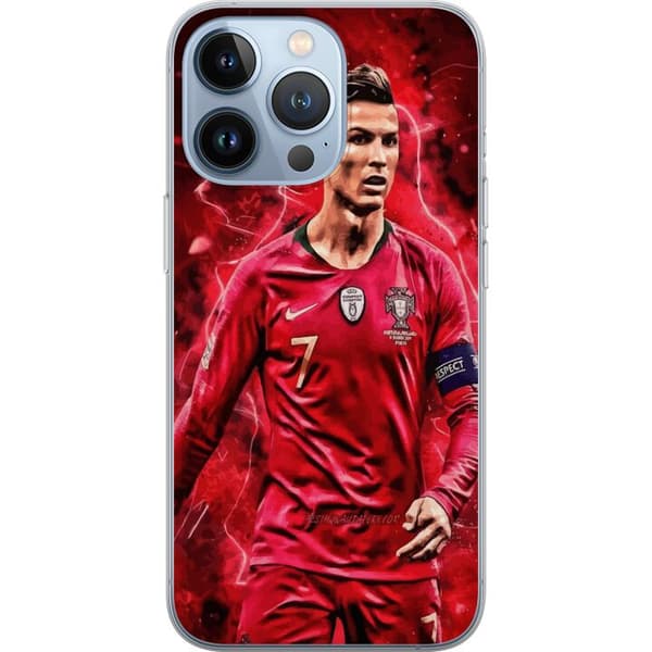 Apple iPhone 13 Pro Gennemsigtig cover Ronaldo Færdigheder - CR7 Design for Ægte Fans