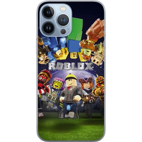 Apple iPhone 13 Pro Max Gjennomsiktig deksel Roblox Verden - Spilleventyr for Barn og Ungdom