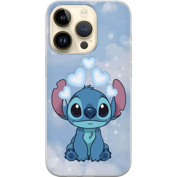Apple iPhone 14 Pro Gjennomsiktig deksel Stitch Hoppande Gled - Morsomt Design for Gave