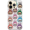 Miniatyrbillede 1 af 3: Apple iPhone 14 Pro Gennemsigtig cover Labubu Macaron Monster - Nuttet Samlefigur med Stil