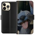 Miniatyrbilde 1 av 3: Apple iPhone 14 Pro Max Lommeboketui Stitch Søt Alien - Blå Favoritt fra Ytre Rommet