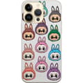 Pikkukuva 1 / 3: Apple iPhone 14 Pro Max Läpinäkyvä kuori Labubu Macaron Monster - Söpö Keräilyfiguuri Tyylillä