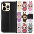 Pikkukuva 1 / 3: Apple iPhone 15 Pro Lompakkokotelo Labubu Pink Monster - Popkulttuuri Kawaii-kosketuksella